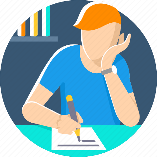 Document, homwork, pen, study, text, write, writing icon - Download on Iconfinder