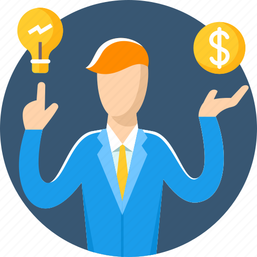 Businessman, finance, idea, make, man, marketing, money icon - Download on Iconfinder