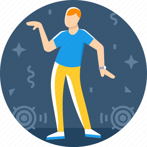 Boy, dance, dancer, dancing, man, party, profession icon - Download on Iconfinder