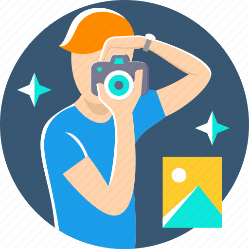 Camera, man, photo, photographer, photography, picture, profession icon - Download on Iconfinder