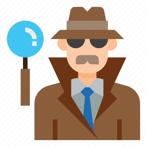 Avatar, character, detective, man, occupation, profession, spy icon - Download on Iconfinder