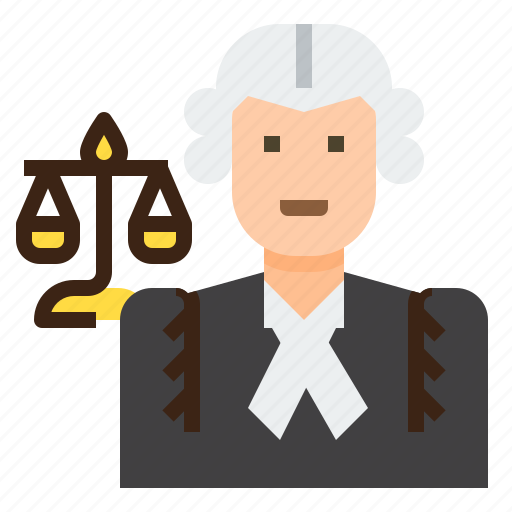 Avatar, job, judge, lawyer, occupation, profession, uniform icon - Download on Iconfinder