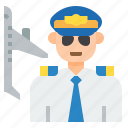 avatar, character, job, man, person, pilot, uniform 