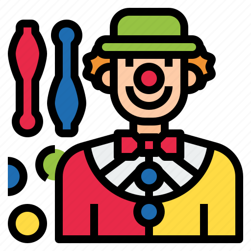 Avatar, circus, clown, costume, joker, juggler, juggling icon - Download on Iconfinder