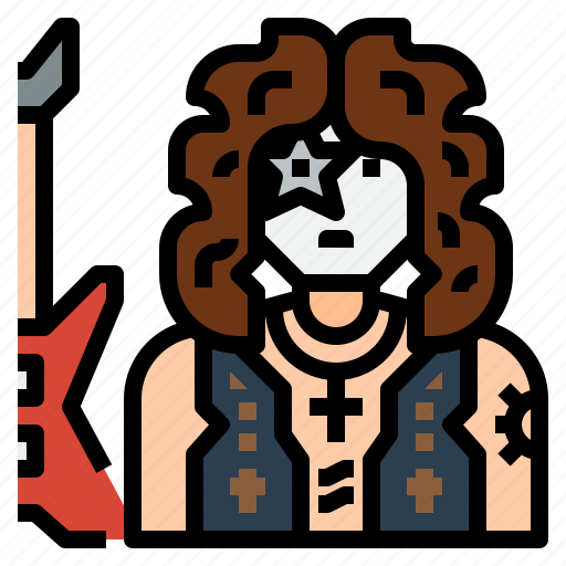 Avatar, character, guitar, guitarist, job, music, musician icon - Download on Iconfinder