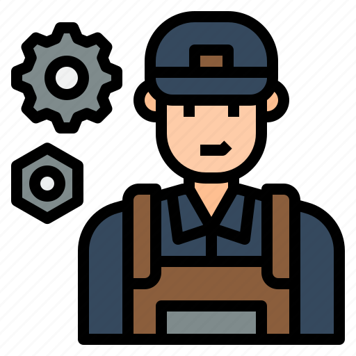 Avatar, character, job, man, mechanic, technician, uniform icon - Download on Iconfinder
