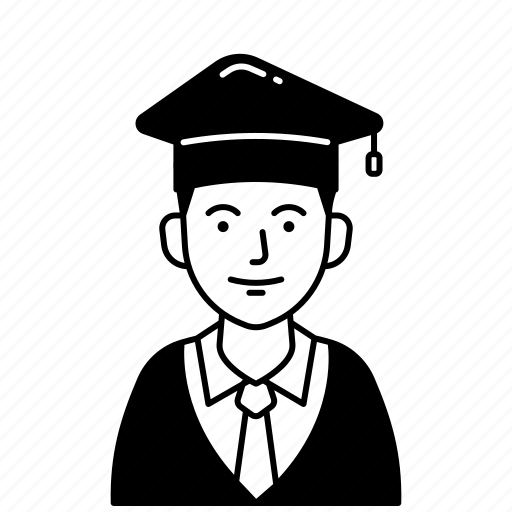 Avatar, graduation, student, man icon - Download on Iconfinder