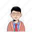 avatar, businessman, teacher, man 