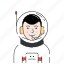 avatar, spaceman, astronaut, man 