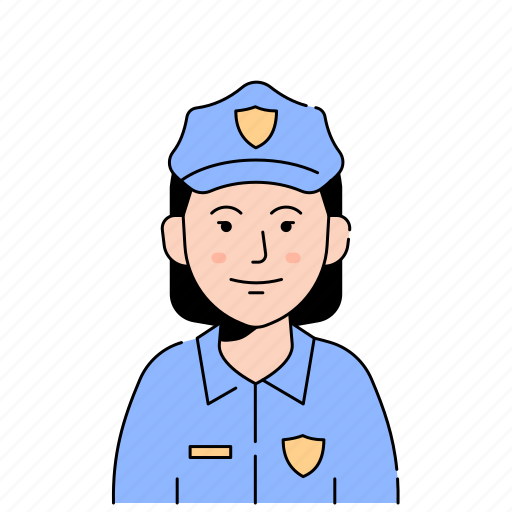 Avatar, police, cop, woman icon - Download on Iconfinder