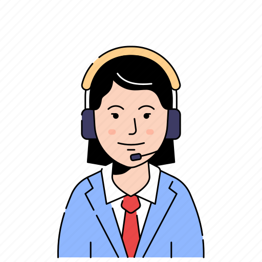 Avatar, comentator, woman, customer service icon - Download on Iconfinder