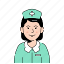 avatar, nurse, woman, hospital