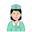 avatar, nurse, woman, hospital 
