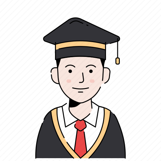 Avatar, graduation, man, student icon - Download on Iconfinder