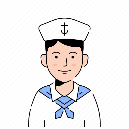 Avatar, sailor, seaman, man icon - Download on Iconfinder