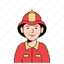 avatar, firefighter, fireman, man