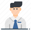 avatar, business, businessman, manager, user 