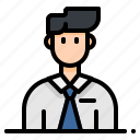 avatar, business, businessman, manager, user