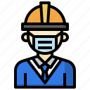 engineer, profession, architecture, safety, job, medical, mask
