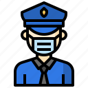 police, profession, male, safety, man, medical, mask