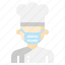 chef, cooker, man, male, medical, mask, coronavirus