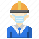 engineer, profession, architecture, safety, job, medical, mask