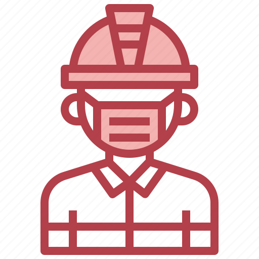 Firefighter, professions, people, man, user, medical, mask icon - Download on Iconfinder