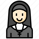 nun, religion, christian, catholic, faith