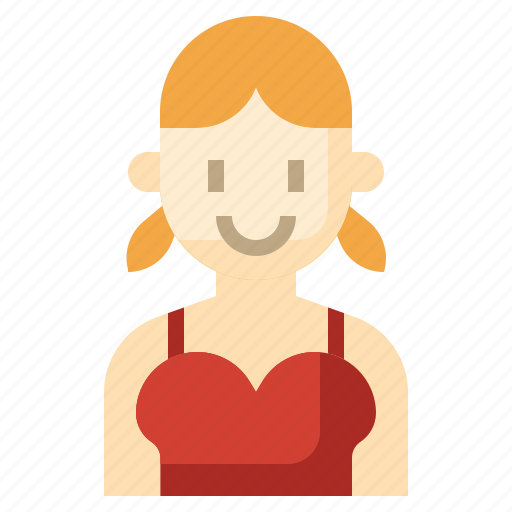 Teenager, profiles, avatar, long, hair, feminine, avatars icon - Download on Iconfinder