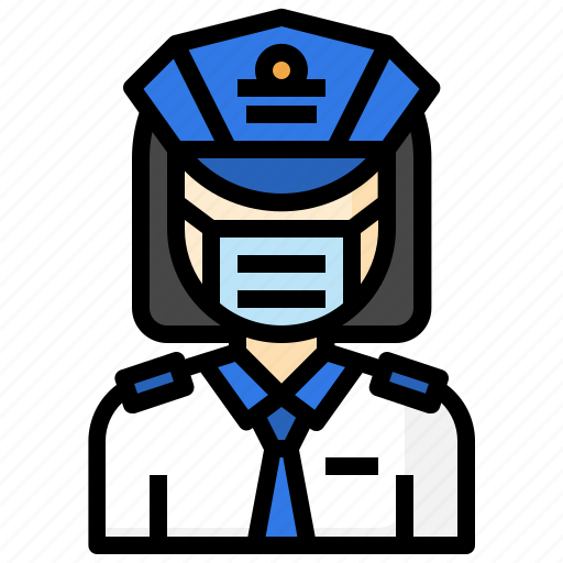 Pilot, profession, transportation, job, user, medical, mask icon - Download on Iconfinder