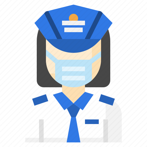 Pilot, profession, transportation, job, user, medical, mask icon - Download on Iconfinder