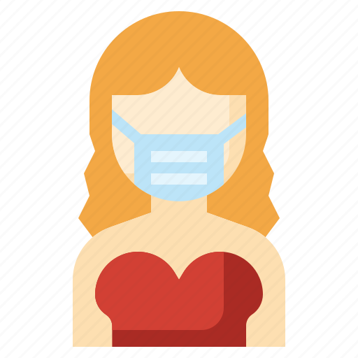Woman, curly, hair, neckline, long, female, medical icon - Download on Iconfinder