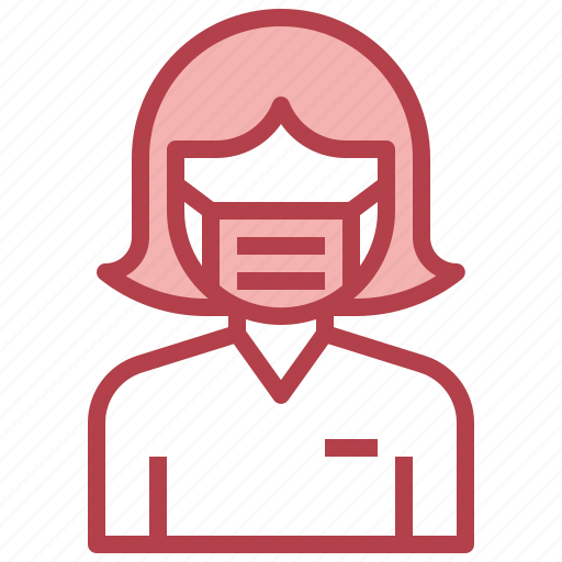 Surgeon, avatar, nurse, female, professions, medical, mask icon - Download on Iconfinder