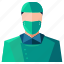 avatar, man, profile, surgeon, user 
