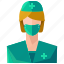 avatar, profile, surgeon, user, woman 