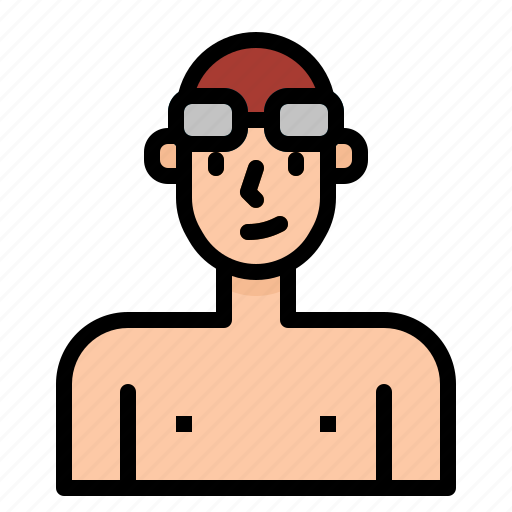 Athletic, avatar, boy, men, people, sporty, swimmer icon - Download on Iconfinder