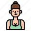 avatar, girl, runner, sport, trainer, woman 