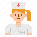 avatar, nurse, people, profile, social, user, woman