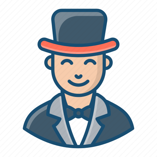 Enchanter, magician, professional magician, spiritualist, trick man icon - Download on Iconfinder