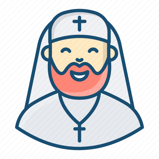 Christian father, church father, monk, orthodox, pastor, priest icon - Download on Iconfinder