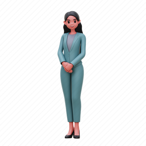 Business, woman, office, marketing, work 3D illustration - Download on Iconfinder