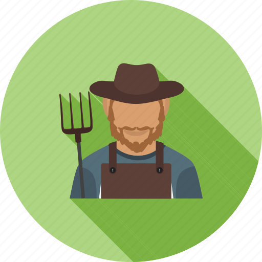 Agriculture, farmer, field, harvest, man, nature, organic icon - Download on Iconfinder