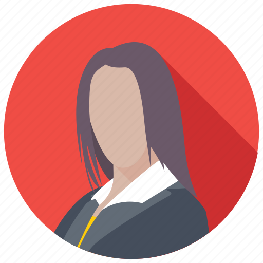 Bureaucrat, lady advocate, lawyer, legal officer, magistrate icon - Download on Iconfinder