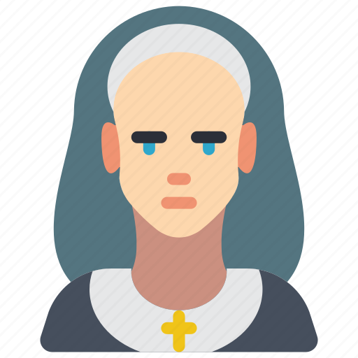Avatar, nun, people, professional, professions, user icon - Download on Iconfinder