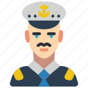 avatar, captain, people, professional, professions, ship, user