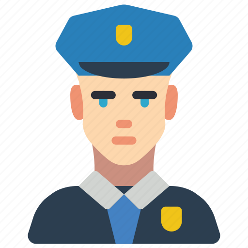 Avatar, male, officer, police, professional, professions, user icon - Download on Iconfinder