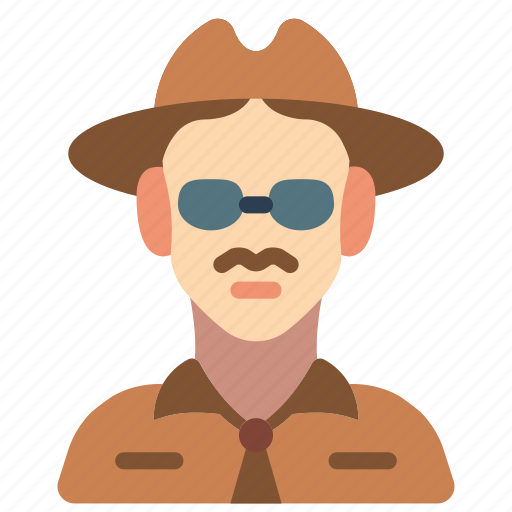 Avatar, people, professional, professions, sheriff, user icon - Download on Iconfinder
