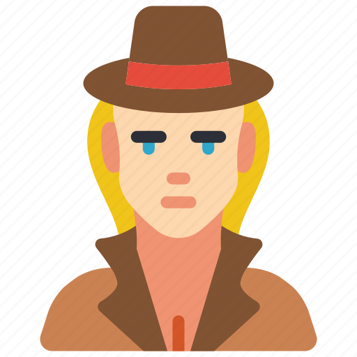 Avatar, detective, female, people, professional, professions, user icon - Download on Iconfinder