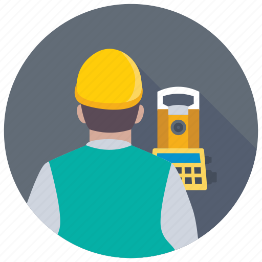 Civil engineer, land inspectors, land surveyor, surveying profession, surveyors icon - Download on Iconfinder