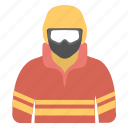 avatar, conflagration, firefighter, fireman, rescuer